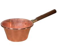 Paiolo In Rame Manico Legno Cm 20