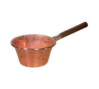 Paiolo In Rame Manico Legno Cm 26