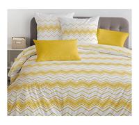 Home Passion | Copripiumino - 3 Pezzi | 100% Cotone - 57 Fili | 2 Persone - 240x260 cm | West Wide - Giallo
