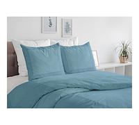 Home Passion Parure di Lenzuola 4 Pezzi Fukuoka Celadon 100% 57 Fili, Cotone, Multicolore, 240 x 300 x 0,1 cm