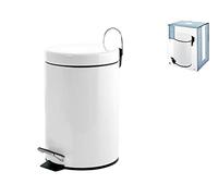 Home - Pattumiera Inox/Bianca con Pedale