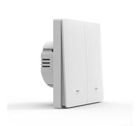 Home Per Smart Switch utilizzando per Tuya e per la tecnologia ZigBee, facilmente controllabile tramite e Google Assistant (2 su bianco)