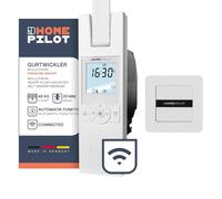 Home Pilot Set tapparelle RolloTron Premium Smart Avvolgicavo + pulsante da parete intelligente per telecomando dell'avvolgitore elettrico