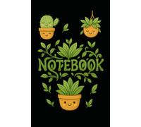 Home Plants Theme Cartoon Style Notebook 5x8” College Ruled Lined for Plant Lovers: A Humorous College-Ruled Notebook for School, Notes, or Creative Ideas