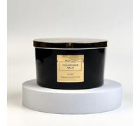 Home Premium Edition - Candela aromatica a lunga durata, 1 kg, con 3 stoppini, colore: oro champagne