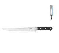 Home Professional Coltello Arrosto, Acciaio Inox, Nero, 23 cm
