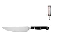 Home Professional Coltello Francese, Acciaio Inox, Nero, 16 cm