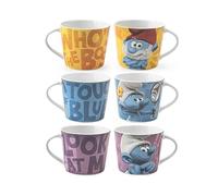 Home Puffi Set 6 Tazze Jumbo, Porcellana, Senza Piattino, 400cc