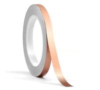Home Range 5mm x 25m Nastro Rame | Nastro Di Rame Adesivo Per La Repulsione Di Lumache E Limacce | Nastro Conduttivo Elettrico in Lamina Di Rame Per Chitarra Cavità Per Saldare, Vetro Colorato