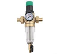 Home Regolatore di pressione del sistema idrico con funzione di scarico di controlavaggio e manometro anteriore DN15 DN20 DN25 (DN15)