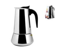 HOMe Rika Caffettiera Inox, Induzione, Tazze 9