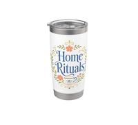 Home Rituali Cottagecore floreale Bicchiere termico in acciaio inox doppia parete