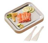 Home Roll - Ice Pop Maker Acciaio , Yogurt Stir Fry Household, Rolled Ice Cream Maker, panettieri appassionati di dessert Organizzatori di feste Cafe Ristorante Food Truck Fun Dessert Making, 3,5