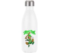 Home Run Baseball Monkey Cartoon Art Bottiglia termica termica termica bianca