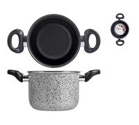 Home Salt N'Pepper Pentola in Alluminio, Rivestimento Antiaderente, 16 cm