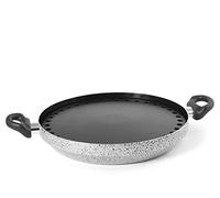 Home Salt Npepper Piastra in Alluminio con Rivestimento Antiaderente, Tonda, 32cm