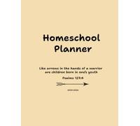 Home School Planner: Scripture and Lesson Plan