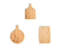 Home Semplicità a forma quadrata Bamboo Cheese Board Doppi lati disponibili