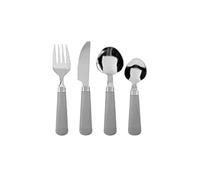 Home Servizio Posate 24 Pezzi, Inox, Manico Grigio