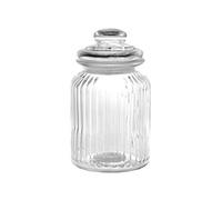 Home Set 4 Barattoli Ermetici, Vetro, Trasparente, 1 L