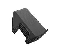 Home Set 5 Salvaspazio per Scarpe, Plastica, Grigio, 12x25cm