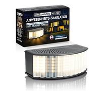 Home Shadows Simulatore di presenza HS2Pro - deterrente ladro e protezione antifurto da luce e ombra, nero