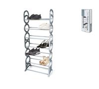 Home Silverclean Scarpiera 7 Piani, Plastica, Rivestimento Antibatterico