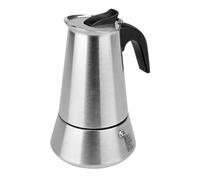 HOME SOLAZZIA Caffettiera in acciaio inox a induzione 9 tazze 200 ml Macchina da caffè per espresso Adatta a tutti i tipi di cucine Caffettiere Piano cottura, Induzione, Gas (9 Tazze 450ML)