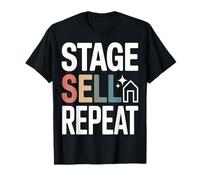 Home Staging Realtor Stage Vendi Ripeti Citazione Maglietta