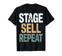 Home Staging Realtor Stage Vendi Ripeti Citazione Maglietta
