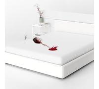 HOME STILL Coprimaterasso king size, 160 x 200 x 30 cm, 100% impermeabile, in spugna di cotone, parte superiore traspirante, fondo impermeabile, antibatterico, comodo e sicuro, lavabile in lavatrice