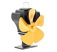 Home Stufa Fan 5 Calore Alimentato Fan Silenzioso Efficiente Per Legno Aggiornamento Silenzioso Efficiente Per H Stufa A Legno Ventilatore Alimentato A Calore Non Elettrico Casa