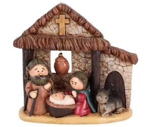 Home & Styling Piccolo presepe di Natale, 15 cm, motivo: 1
