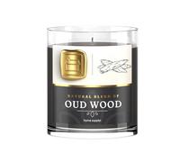 Home Supplys,Candela profumata per aromaterapia in vetro di lusso Tranquility,Miscela celeste di fine Oudh, autentica bambù cinese e eucalipto fresco,Non tossico e ingredienti naturali al 100%
