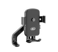 HOME Supporto Per Cellulare Per Moto, Supporto Per Specchietto Retrovisore Moto, Supporto Universale Anti-Shock, Montaggio Rapido, Rotazione A 360 Gradi, Nero