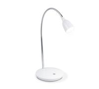 home sweet home collection Moderno Led Lampada da scrivania Flexy | 16/16/41,5cm | Bianco | Lampada da lettura a LED regolabile | LED integrata | 3W 3000K 250lm | adatto per camera da letto