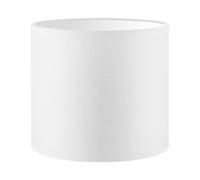 Home Sweet Home Moderno Paralume Bling | cilindro | 20/20/17cm | Bianco | Paralume in tessuto di cotone | per attacco E27 | testato RoHS | per lampada da parete, lampada da tavolo