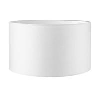 Home Sweet Home Moderno Paralume Bling | cilindro | 40/40/22cm | Bianco | Paralume in tessuto di cotone | per attacco E27 | testato RoHS | per lampada da terra, lampada da parete