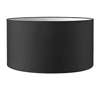 Home Sweet Home Moderno Paralume Bling | cilindro | 50/50/25cm | Nero | Paralume in tessuto di cotone | per attacco E27 | testato RoHS | per lampada a sospensione e lampada da terra
