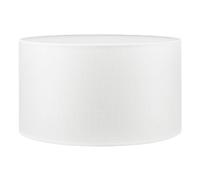 Home Sweet Home Moderno Paralume Canvas | cilindro | 40/40/22cm | Bianco | Paralume in tessuto di cotone | per attacco lampadina E27 | testato RoHS | per lampada da terra