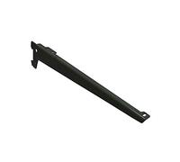 Home System 66463 Reggimensole a 2 Ganci Angolate, Nero, Set di 2 Pezzi