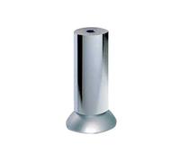 Home System 671804 Piedino Regolabile in Plastica, Diametro 35, H.120 mm, Cromo