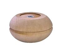 Home System 67876 Piedino in Legno a Cipolla, Diametro 95, H. 50 mm, Legno Grezzo