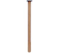 Home System Gamba Tavolo Cilindrica, Diametro 62, H. 750 mm, Legno Grezzo