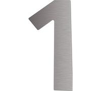 Home System SM05130011 Numero Civico 1 per esterno, Altezza 12 cm, in Acciaio Inox