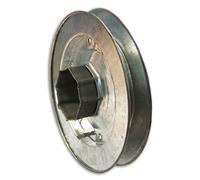 Home System TP45084 Puleggia Ottagonale per Rullo in Ferro, Diametro 220 mm, per Tapparelle, Grigio