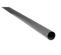 Home System Tubo per Armadi Tondo in Metallo, Grigio, Taglia Unica