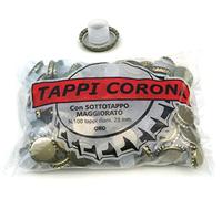 Home Tappo Corona, Unknown, Acciaio, Marrone, 1 Pezzo