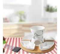 Home Tea Light Candle Fonduta Set Fonduta Pentola Melting Pot Set per
