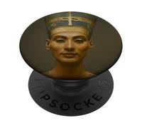 Home, The bust of The Egyptian Queen Nefertiti Graphic PopSockets PopGrip Adesivo